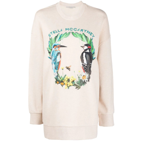 BIRD CREST JERSEY SWEATSHIRT