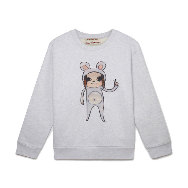 BUNNY GIRL EMBROIDERED SWEATSHIRT