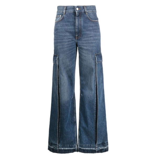 DARK VINTAGE CARGO JEANS