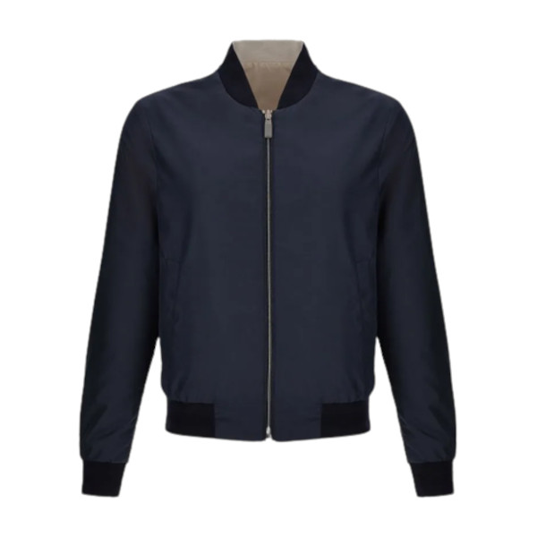 REVERSIBLE BOMBER IN WATER-REPELLENT MICROFIBRE