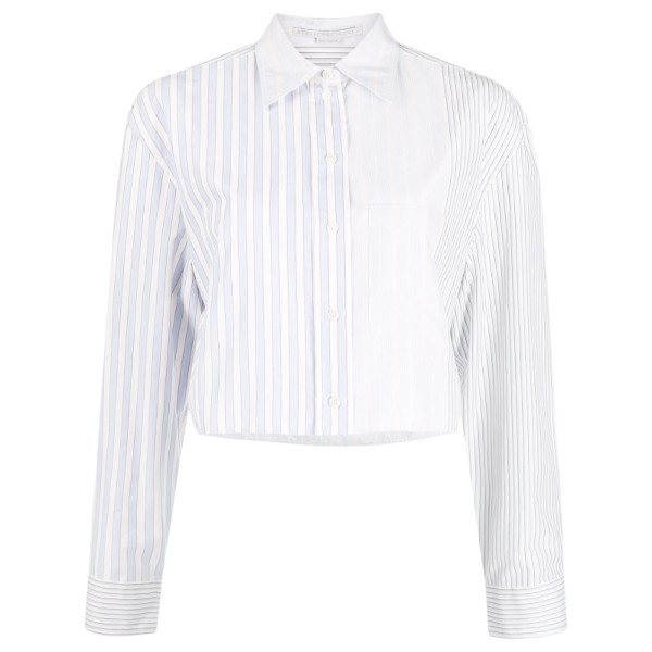 STRIP CROPPED SHIRT