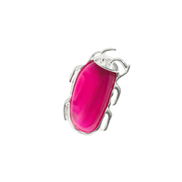 AGATE BEETLE RING
