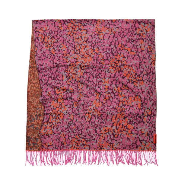ANIMAL PRINT JACQUARD SHAWL
