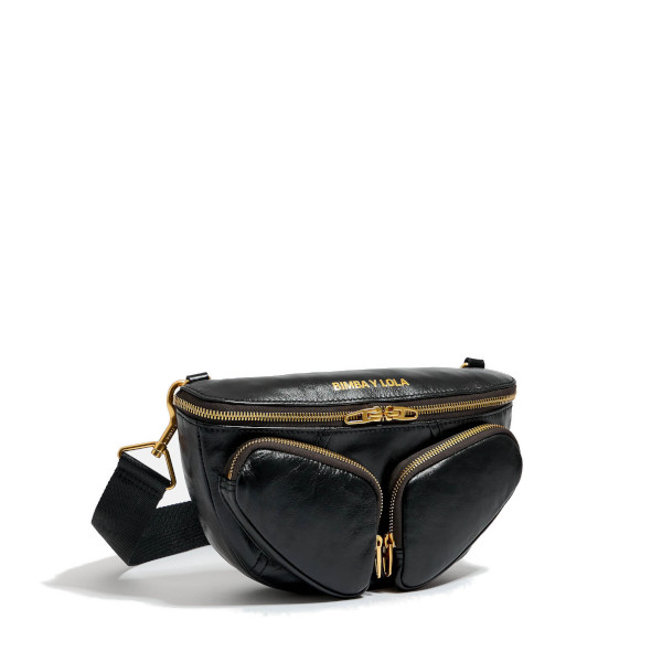 S LEATHER POCKET BUMBAG