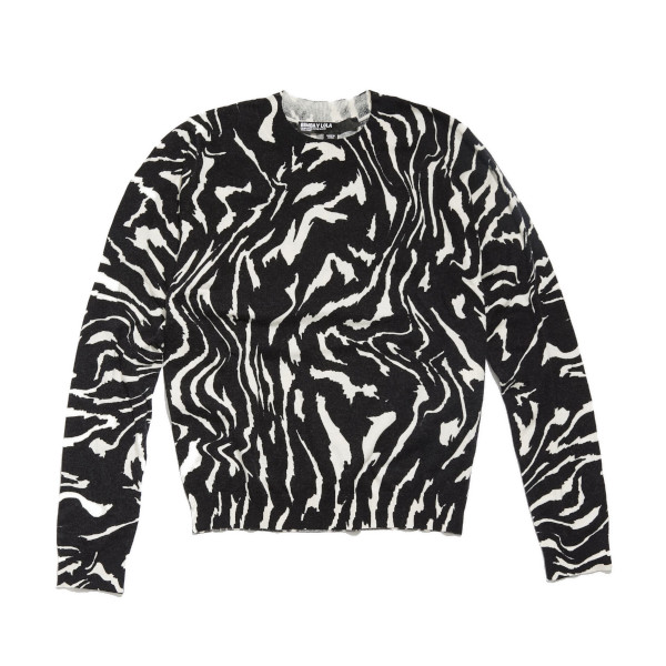 TIGER LIQUID PRINT SWEATER