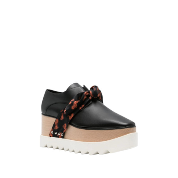 ELYSE PIXEL HORSE PRINT BRAND PLATFORM SHOES