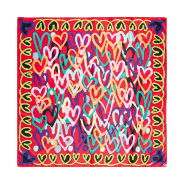 GRAFFITI HEARTS SCARF