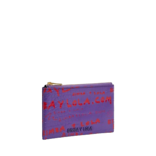 RECTANGULAR MOCK CROC COIN PURSE