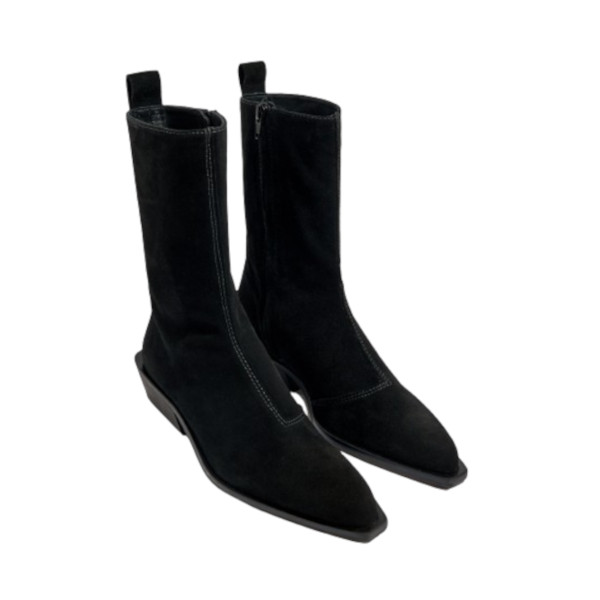 SPLIT LEATHER COWBOY BOOT