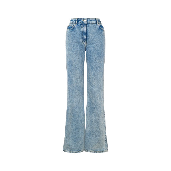 FLARED RECYCLED DENIM JEANS