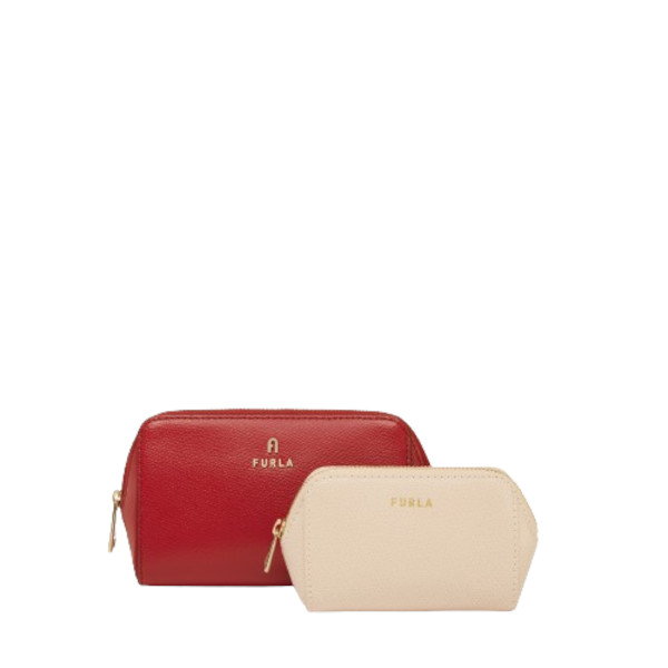 FURLA CAMELIA M COSMETIC CASE SET