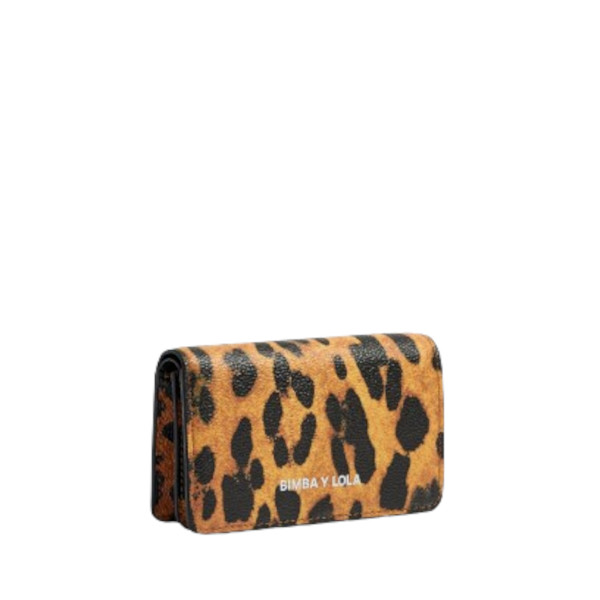 MOCK CROC FLAP PURSE