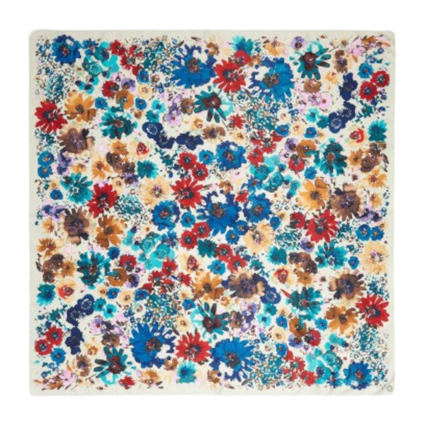 WATERCOLOR FLORAL SCARF