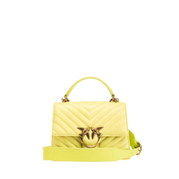 MINI LOVE BAG TOP HANDLE LIGHT CHEVRON