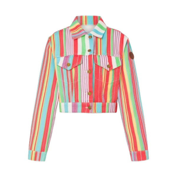 STRIPES COTTON DRILL JACKET