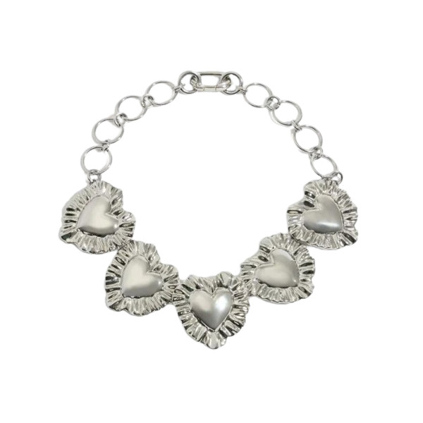 CUSHION HEART NECKLACE