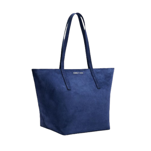 L SUEDE SHOPPER BAG