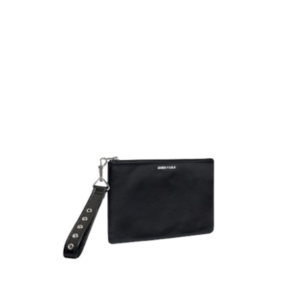 LEATHER FLAT MAKE-UP CASE
