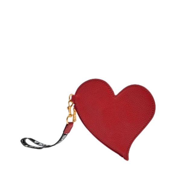 LEATHER HEART COIN PURSE