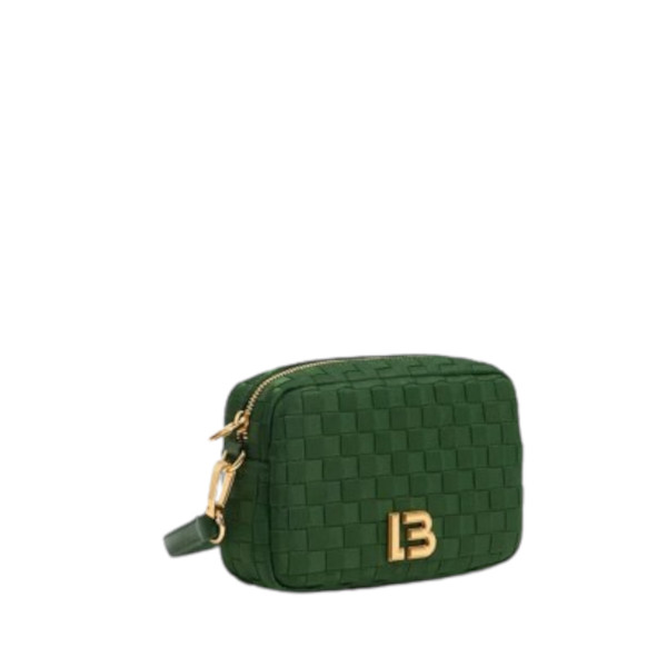 MINI PLAITED NYLON CROSSBODY BAG
