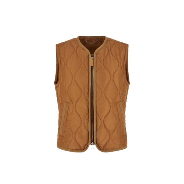 QUILTED WAISTCOAT IN TECHNICAL FABRIC