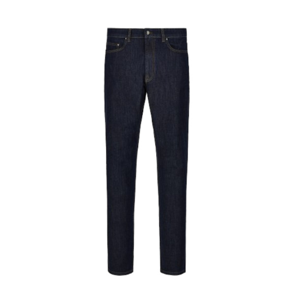 RELAXED-FIT FIVE-POCKET PANTS IN SOFT-TOUCH STRETCH DENIM