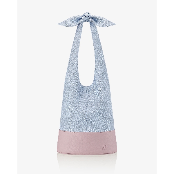 RIBBON BAG 27 GLITTER – BLUE