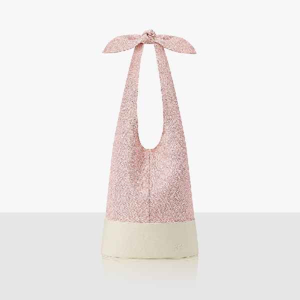 RIBBON BAG 27 GLITTER – PINK